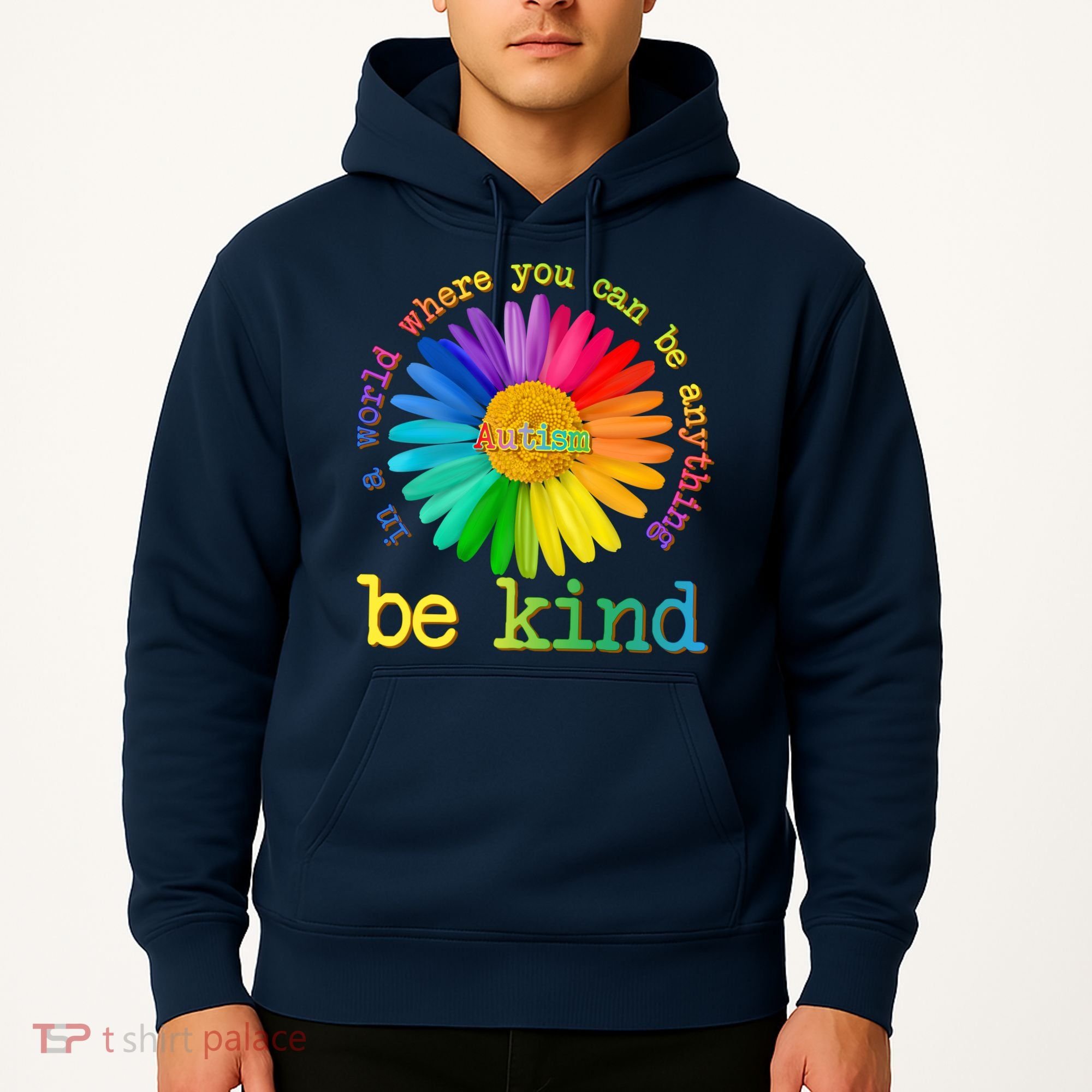 Be Anything Be Kind Autism Awareness Hoodie
