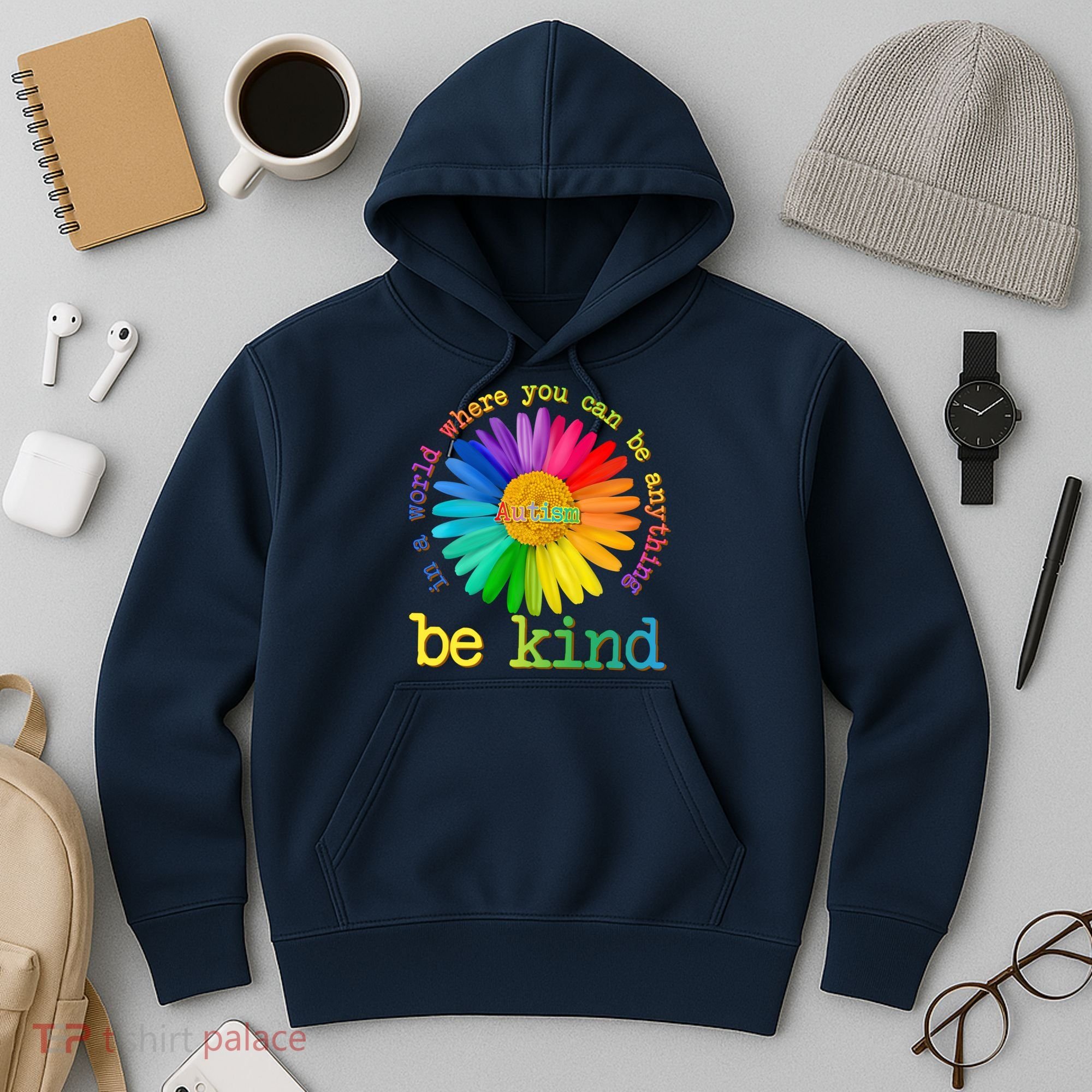 Be Anything Be Kind Autism Awareness Hoodie