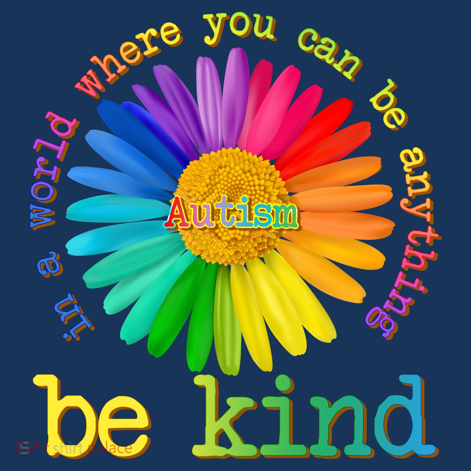 Be Anything Be Kind Autism Awareness Long Sleeve Shirt