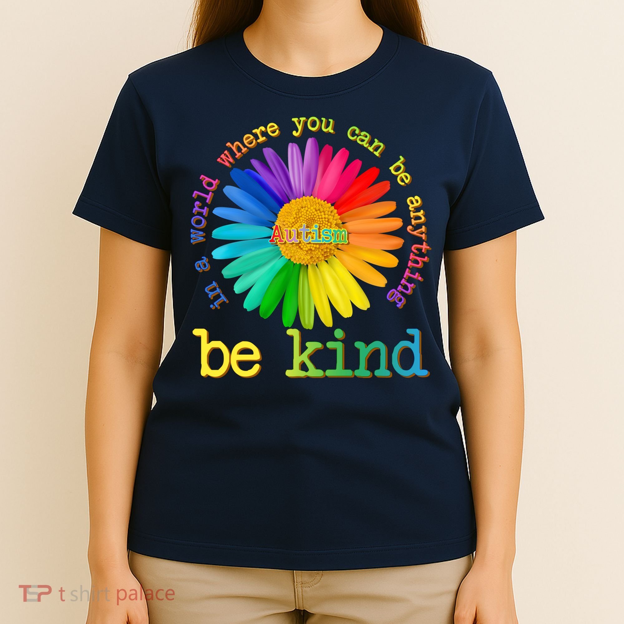 Be Anything Be Kind Autism Awareness T-Shirt