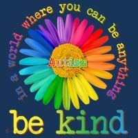 Be Anything Be Kind Autism Awareness Beanie thumb 2