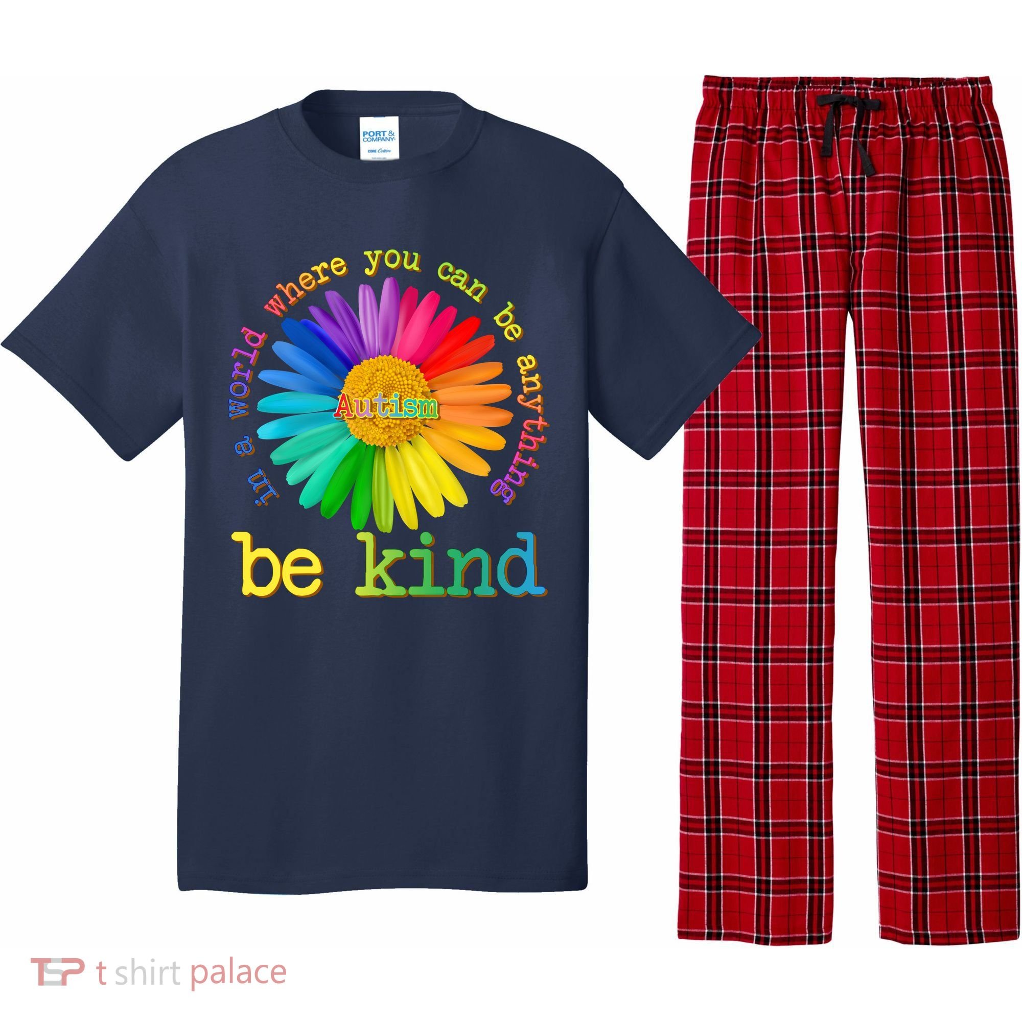 Be Anything Be Kind Autism Awareness Pajama Set