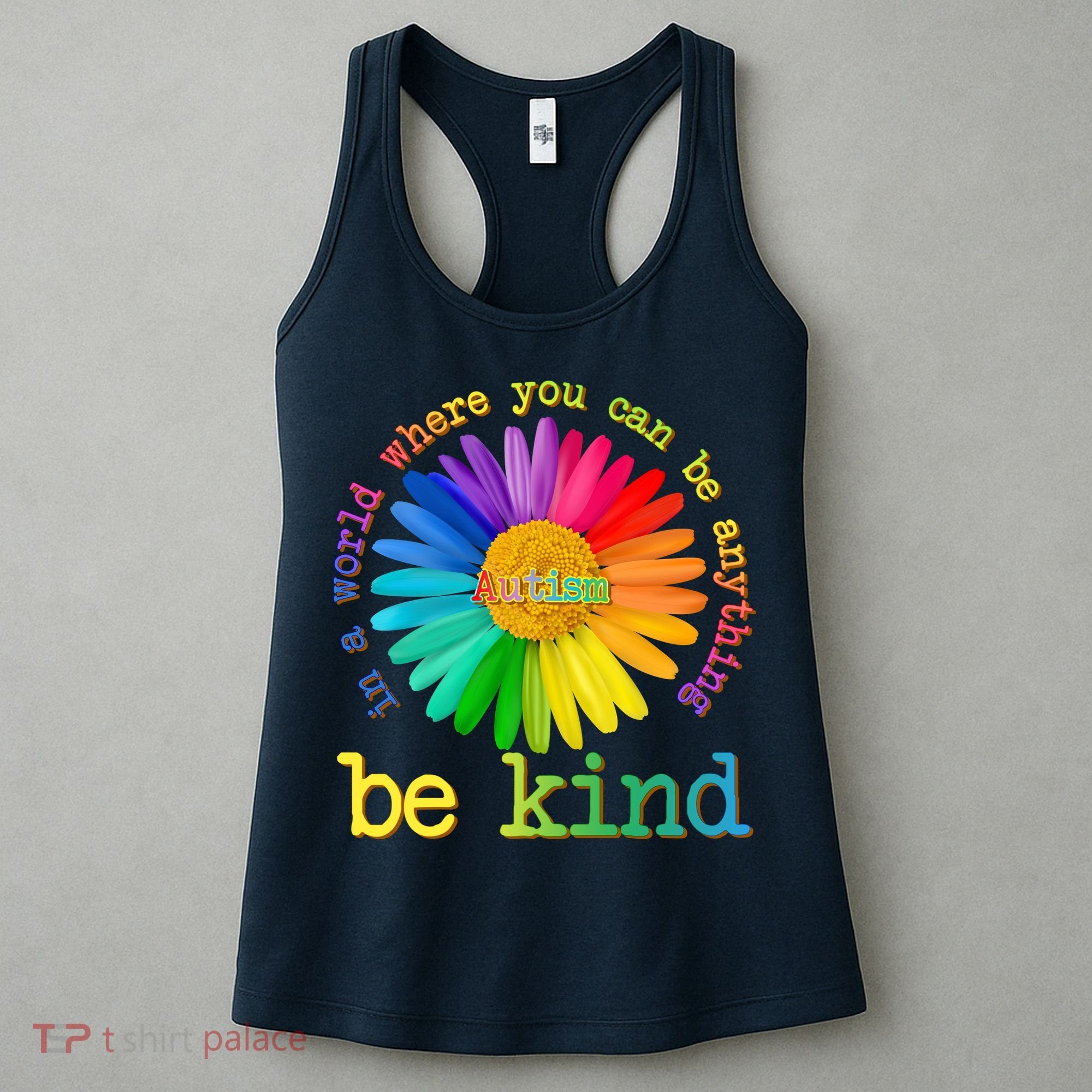 Be Anything Be Kind Autism Awareness Women's Tank Top