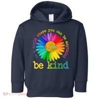 Be Anything Be Kind Autism Awareness Toddler Hoodie thumb 0