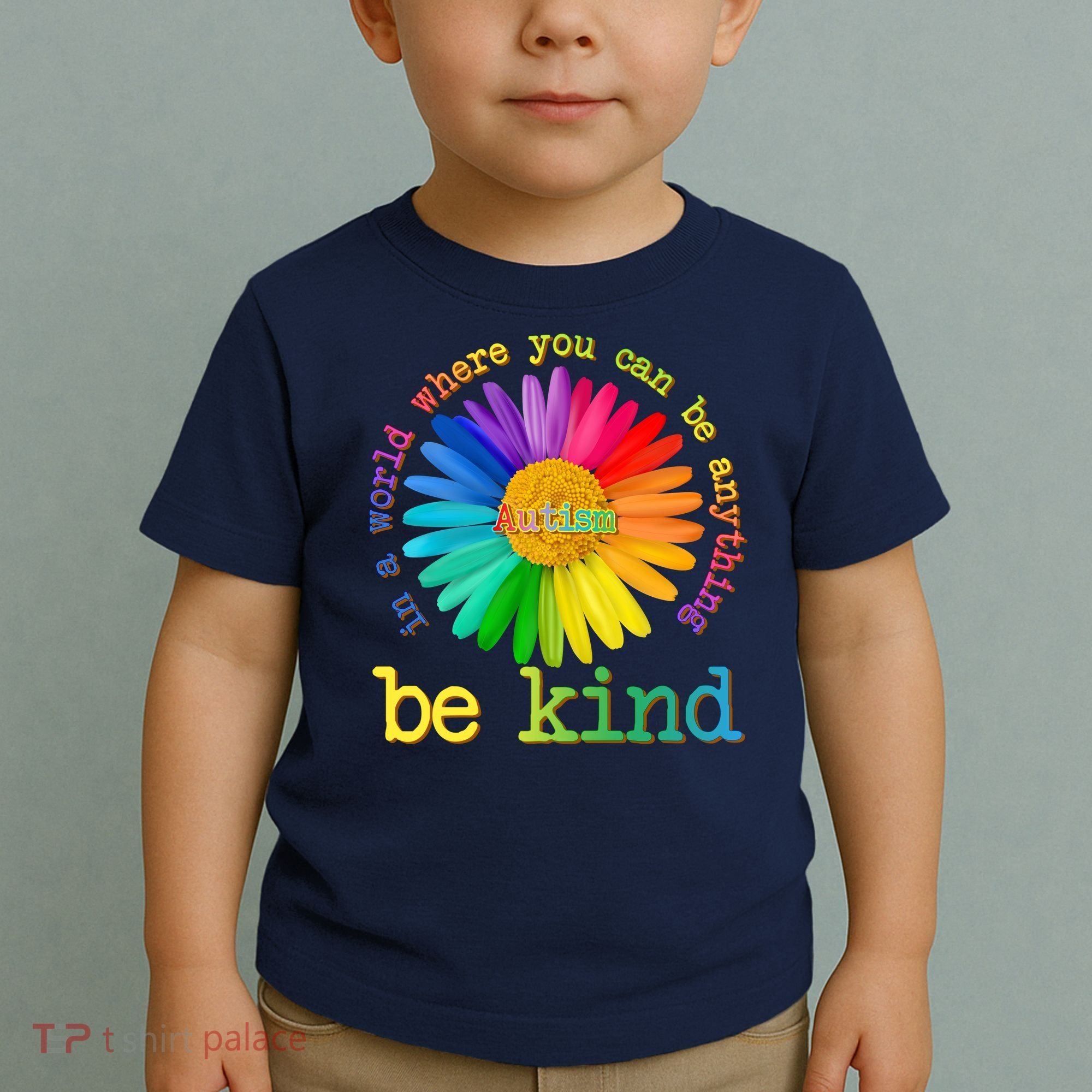 Be Anything Be Kind Autism Awareness Toddler T-Shirt