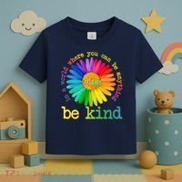 Be Anything Be Kind Autism Awareness Toddler T-Shirt thumb 3