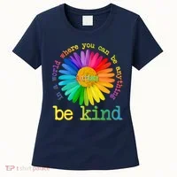 Be Anything Be Kind Autism Awareness Women's T-Shirt thumb 0