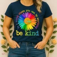 Be Anything Be Kind Autism Awareness Women's T-Shirt thumb 2