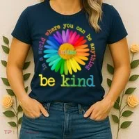 Be Anything Be Kind Autism Awareness Women's T-Shirt thumb 2