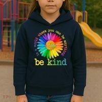 Be Anything Be Kind Autism Awareness Kids Hoodie thumb 3