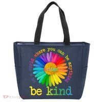 Be Anything Be Kind Autism Awareness Tote Bag thumb 0