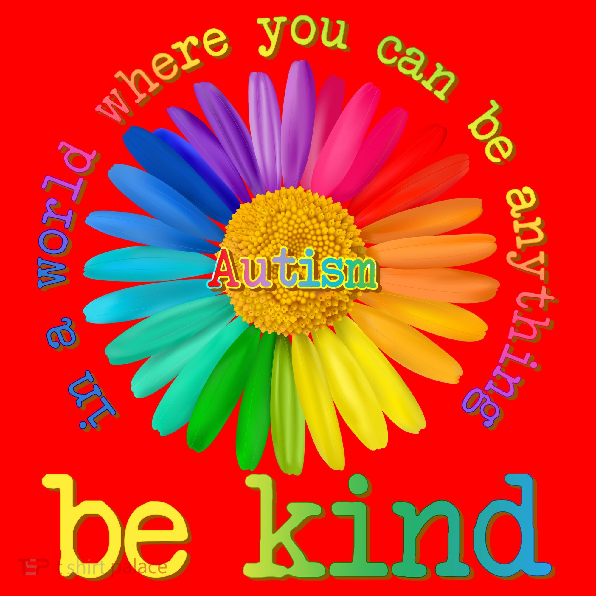 Be Anything Be Kind Autism Awareness Santa Hat