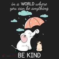 Be Anything Elephant Dog Umbrella  Women's Sweatshirt thumb 2