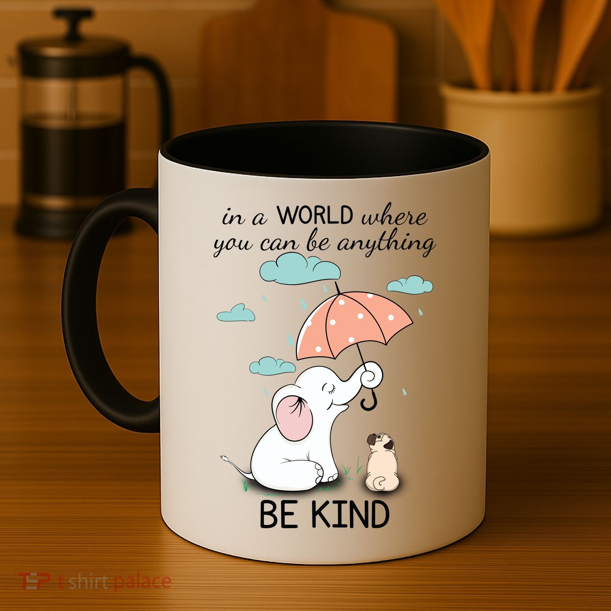 Be Anything Elephant Dog Umbrella  Coffee Mug