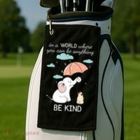 Be Anything Elephant Dog Umbrella  Golf Towel thumb 2