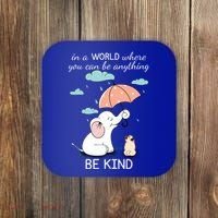 Be Anything Elephant Dog Umbrella  Coaster thumb 0