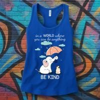 Be Anything Elephant Dog Umbrella  Women's Tank Top thumb 3