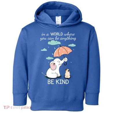 Be Anything Elephant Dog Umbrella  Toddler Hoodie