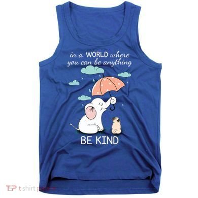 Be Anything Elephant Dog Umbrella  Tank Top