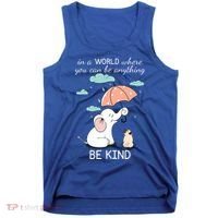 Be Anything Elephant Dog Umbrella  Tank Top thumb 0