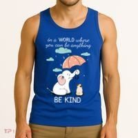 Be Anything Elephant Dog Umbrella  Tank Top thumb 3