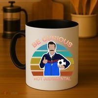 Be Curious Not Judgmental Funny Soccer Coffee Mug thumb 4
