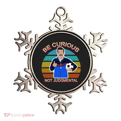 Be Curious Not Judgmental Funny Soccer Ornament