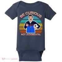 Be Curious Not Judgmental Funny Soccer Baby Bodysuit thumb 0