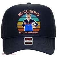 Be Curious Not Judgmental Funny Soccer Hat thumb 0