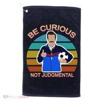 Be Curious Not Judgmental Funny Soccer Golf Towel thumb 0