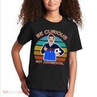 Be Curious Not Judgmental Funny Soccer Kids T-Shirt thumb 2