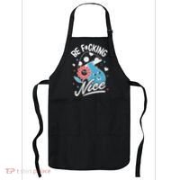 Be Fucking Nice Mushroom Flower Apron thumb 0