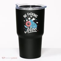 Be Fucking Nice Mushroom Flower Tumbler thumb 0