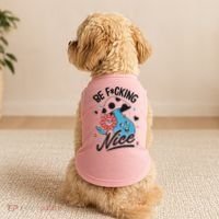 Be Fucking Nice Mushroom Flower Doggie Tank thumb 2