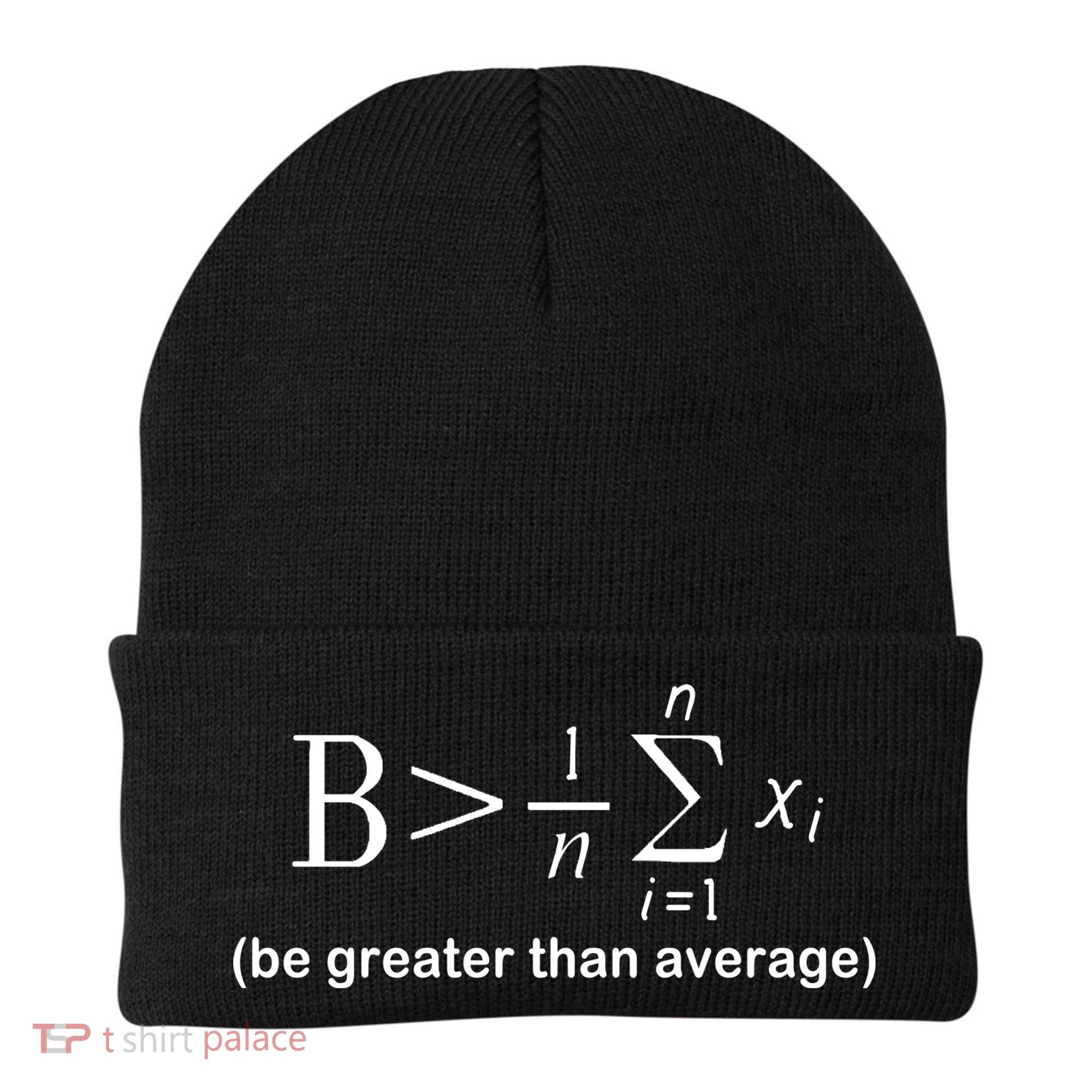 Be Greater Equation Math Beanie