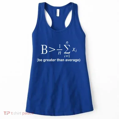 Be Greater Equation Math Women's Tank Top