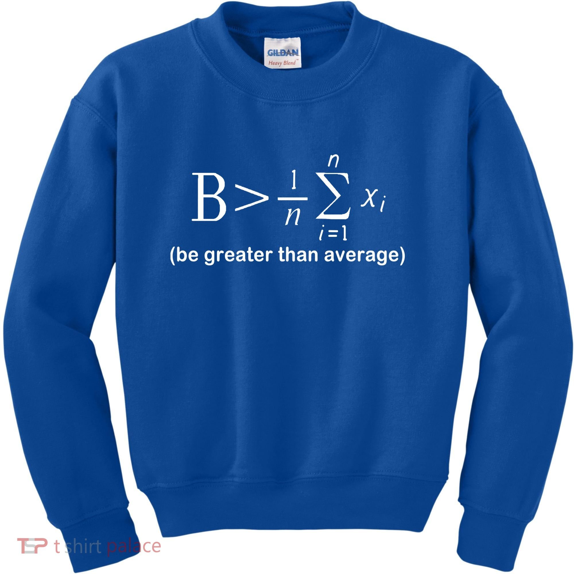 Be Greater Equation Math Kids Sweatshirt