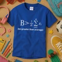 Be Greater Equation Math Kids T-Shirt thumb 3