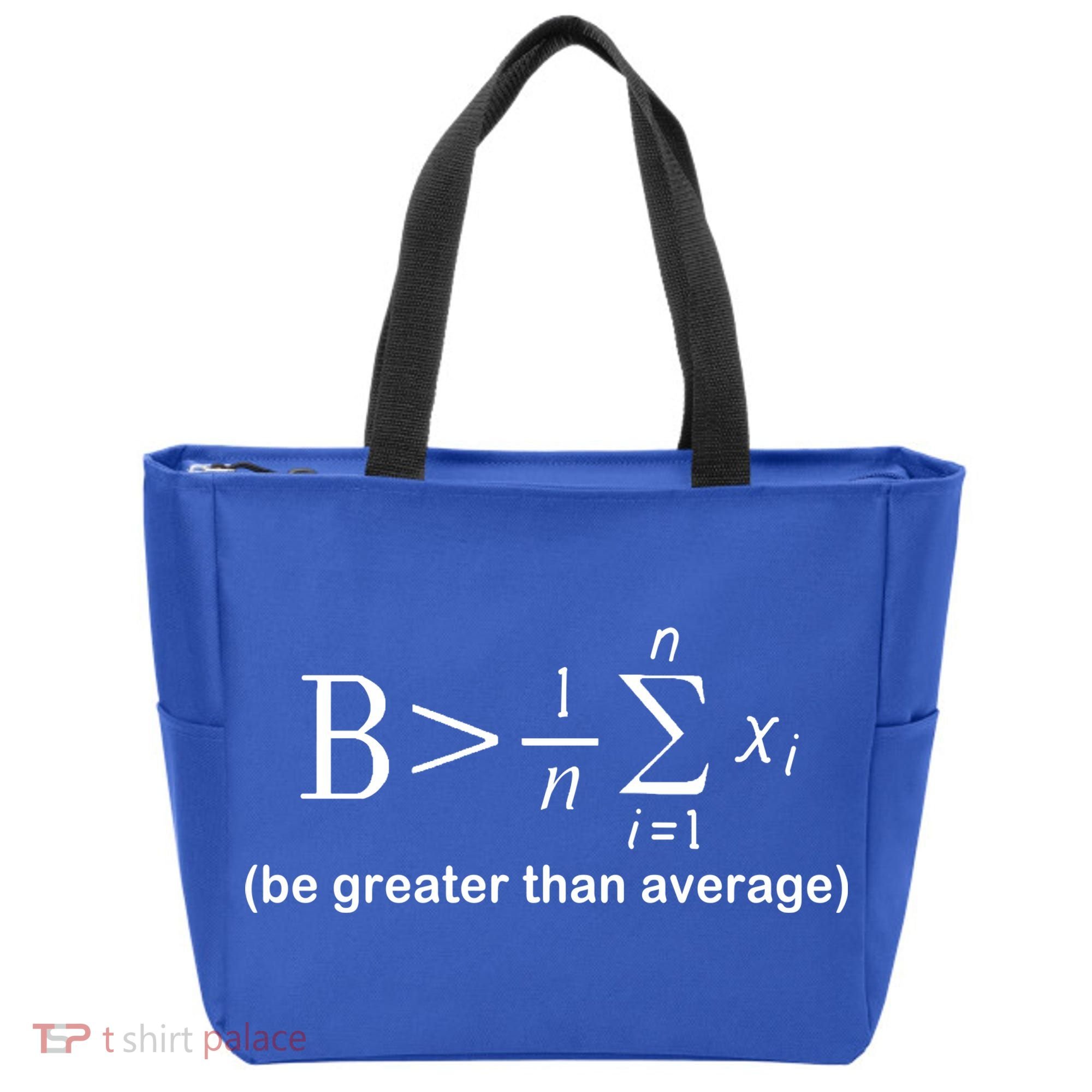 Be Greater Equation Math Tote Bag