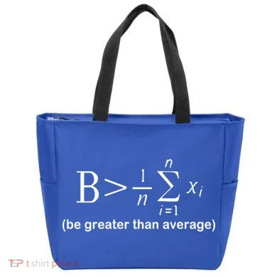 Be Greater Equation Math Tote Bag