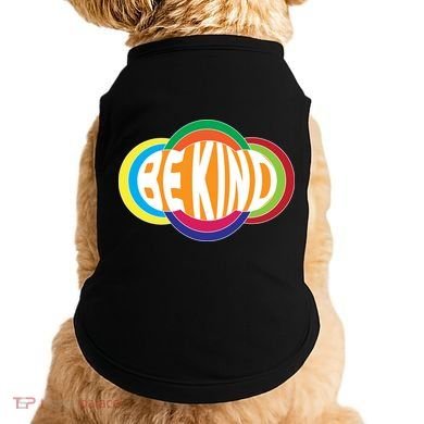 Be Kind 70's Retro Logo Tribute Doggie Tank
