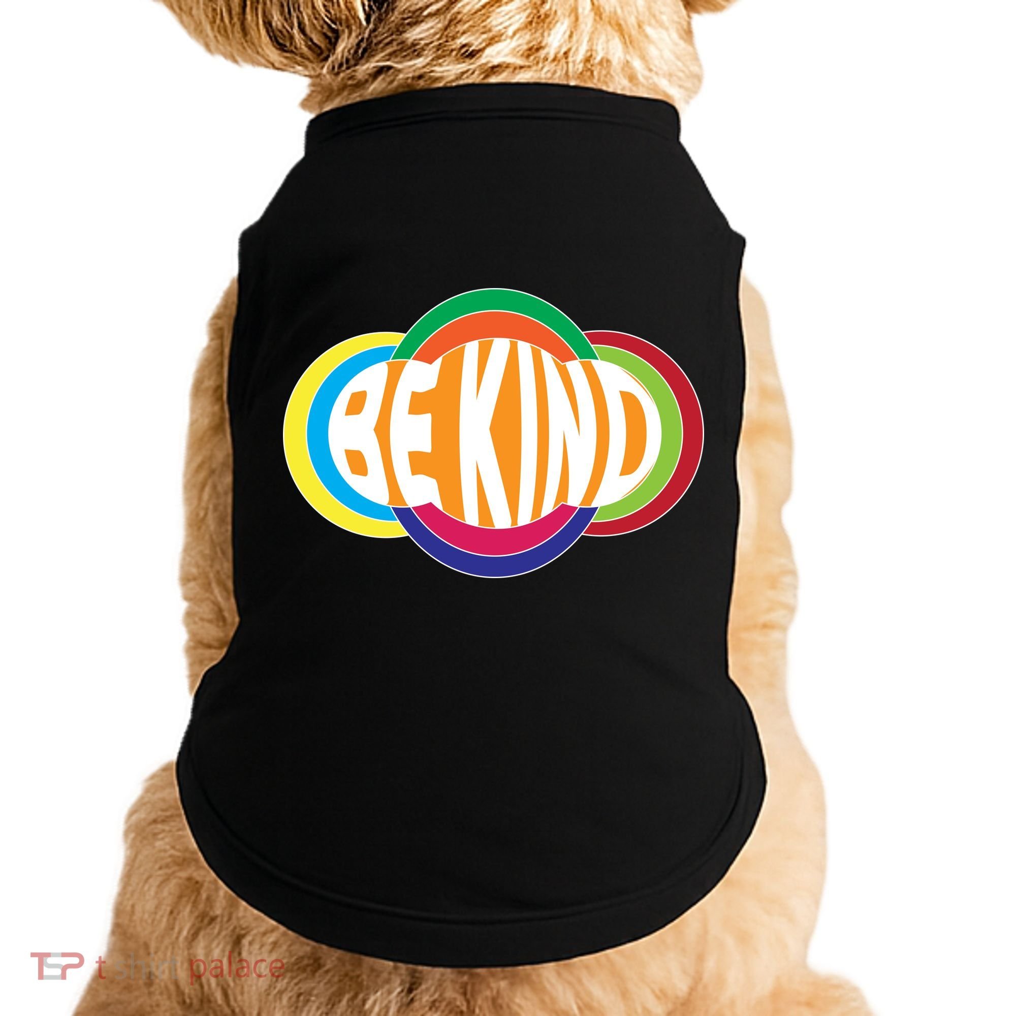 Be Kind 70's Retro Logo Tribute Doggie Tank