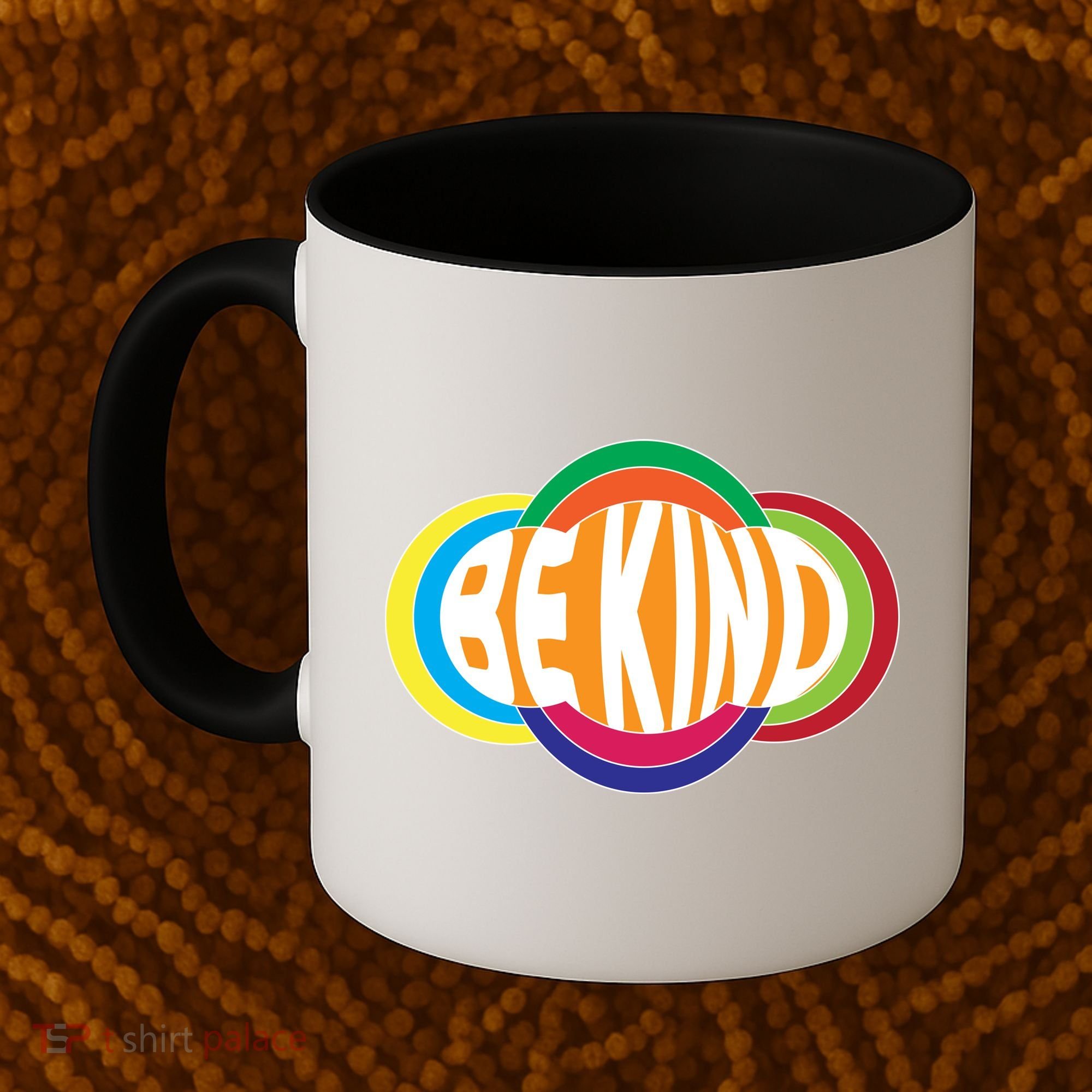 Be Kind 70's Retro Logo Tribute Coffee Mug
