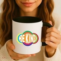 Be Kind 70's Retro Logo Tribute Coffee Mug thumb 3