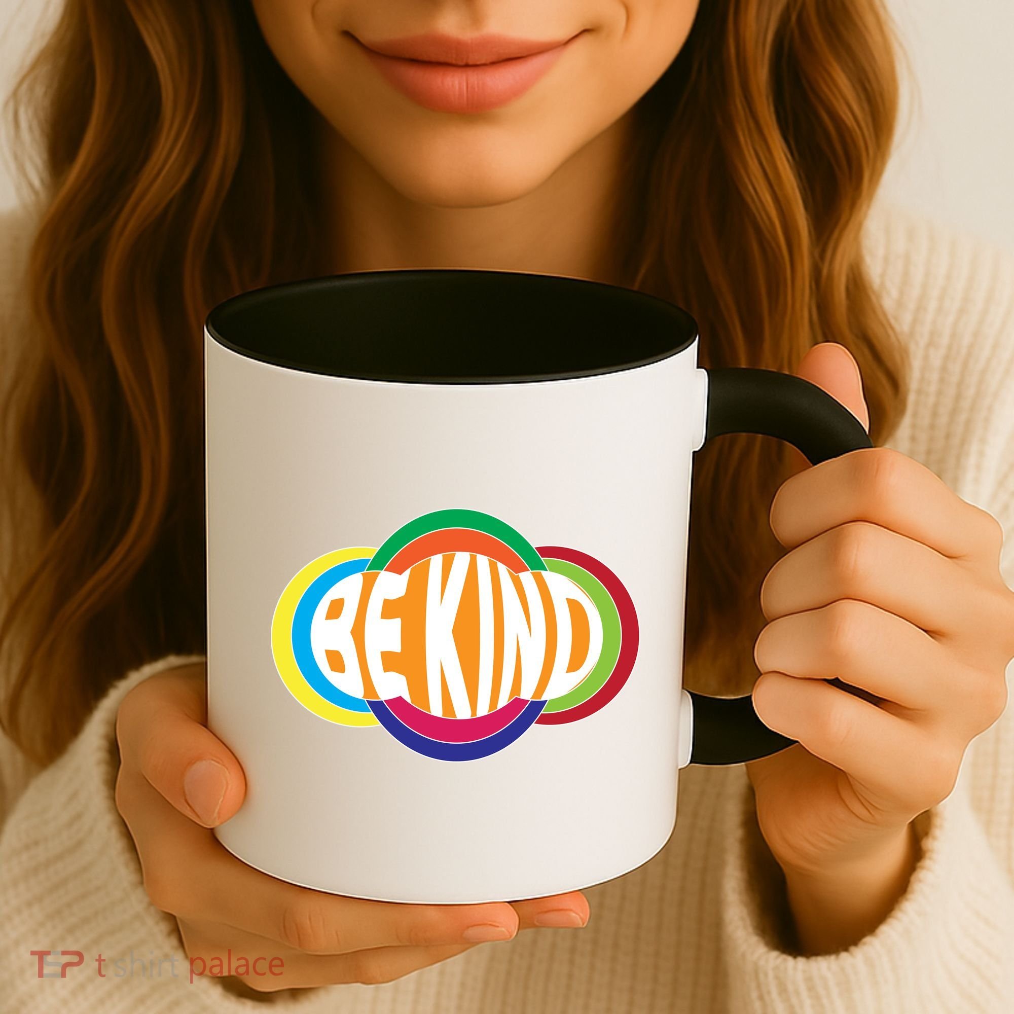 Be Kind 70's Retro Logo Tribute Coffee Mug