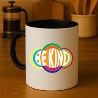 Be Kind 70's Retro Logo Tribute Coffee Mug thumb 4
