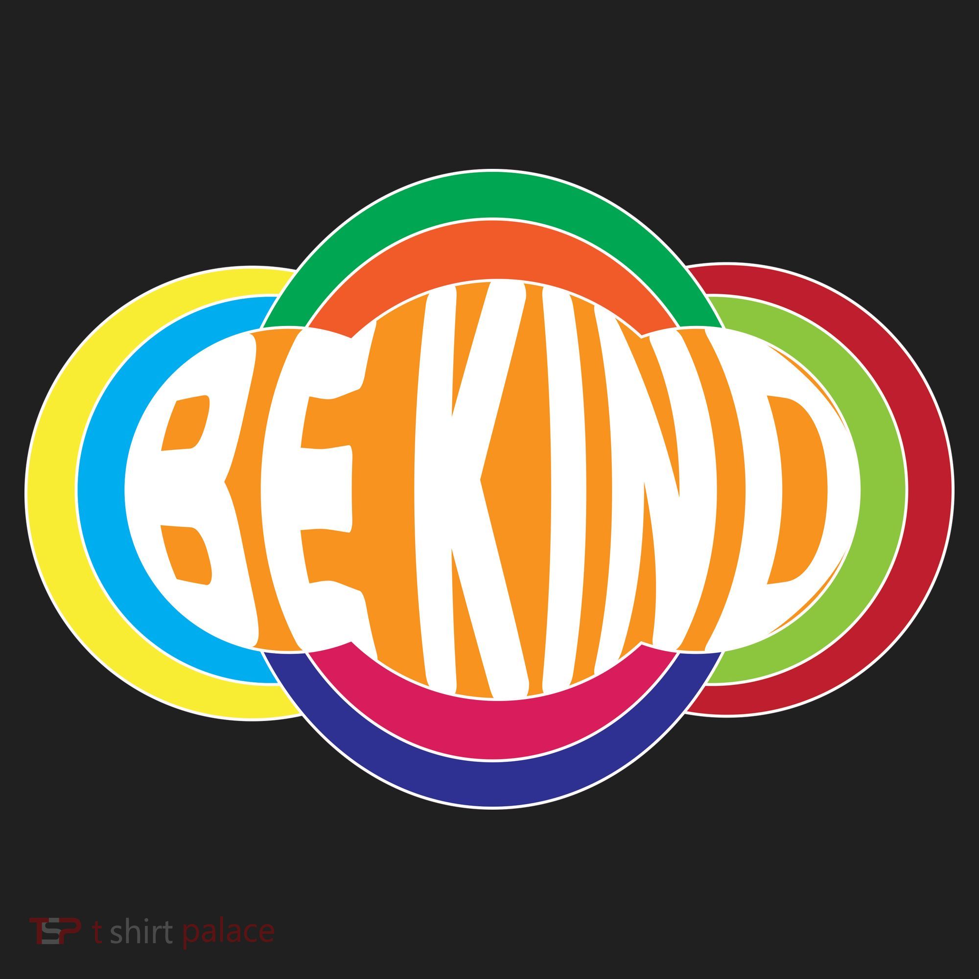 Be Kind 70's Retro Logo Tribute Golf Towel