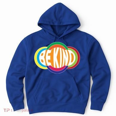 Be Kind 70's Retro Logo Tribute Hoodie