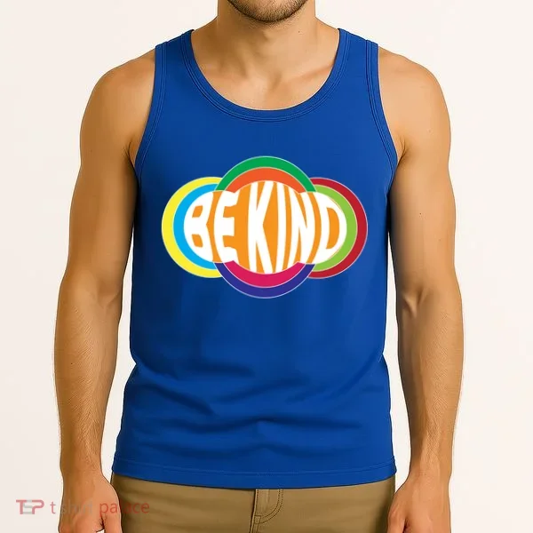 Be Kind 70's Retro Logo Tribute Tank Top