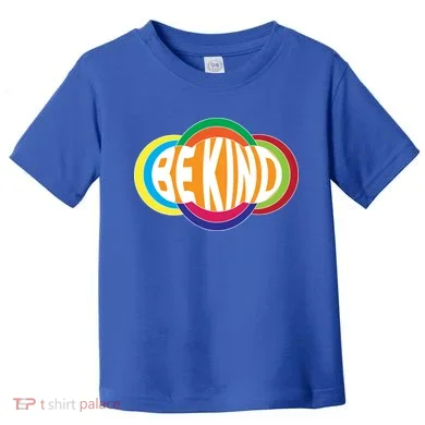 Be Kind 70's Retro Logo Tribute Toddler T-Shirt